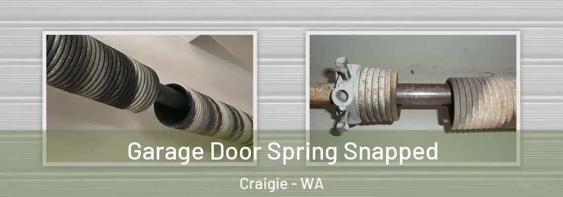 Garage Door Spring Snapped Craigie - WA