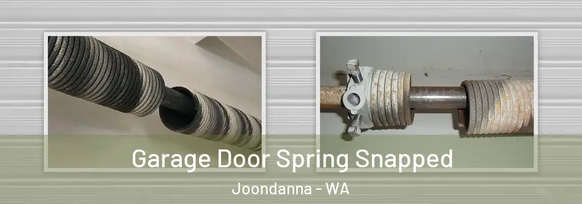 Garage Door Spring Snapped Joondanna - WA