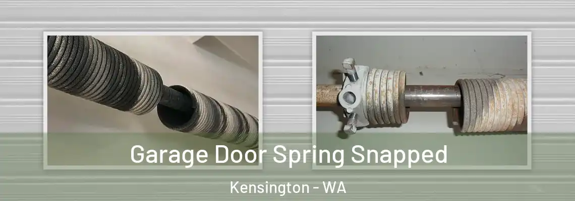 Garage Door Spring Snapped Kensington - WA