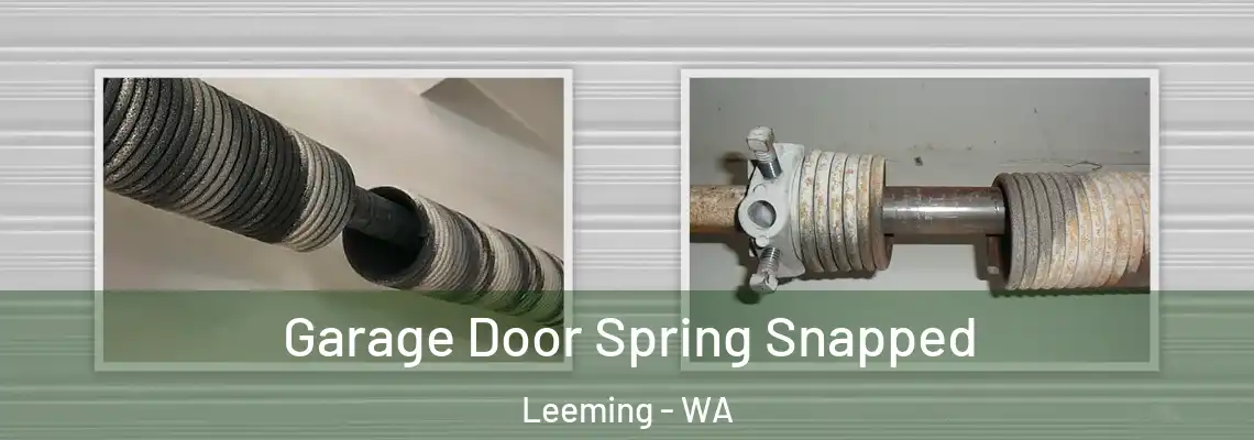Garage Door Spring Snapped Leeming - WA