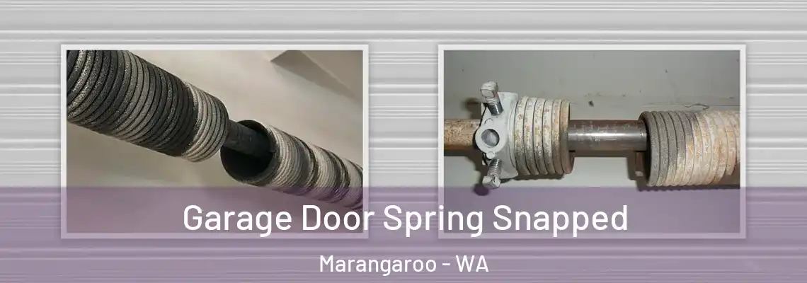 Garage Door Spring Snapped Marangaroo - WA