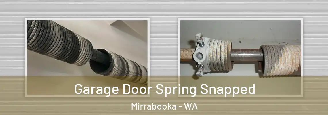 Garage Door Spring Snapped Mirrabooka - WA