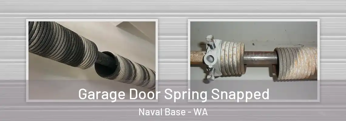 Garage Door Spring Snapped Naval Base - WA