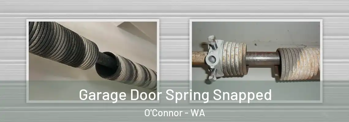 Garage Door Spring Snapped O'Connor - WA