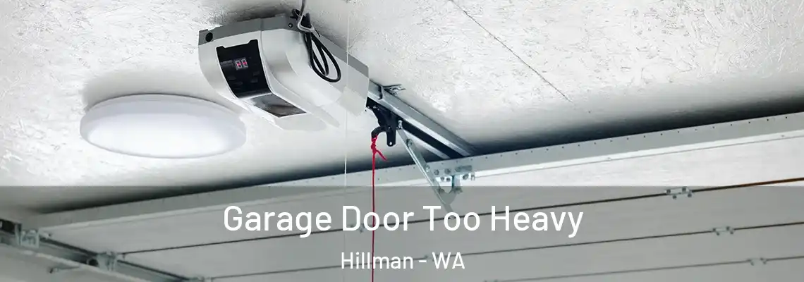 Garage Door Too Heavy Hillman - WA