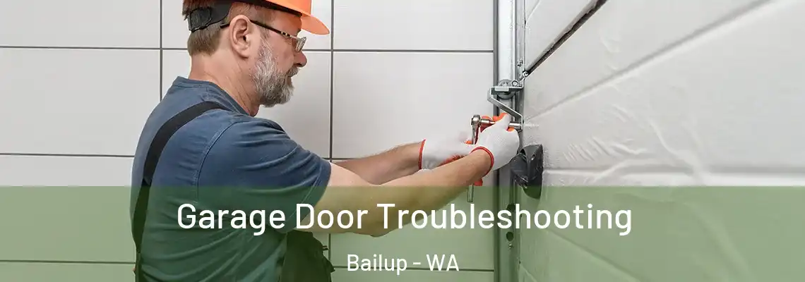 Garage Door Troubleshooting Bailup - WA