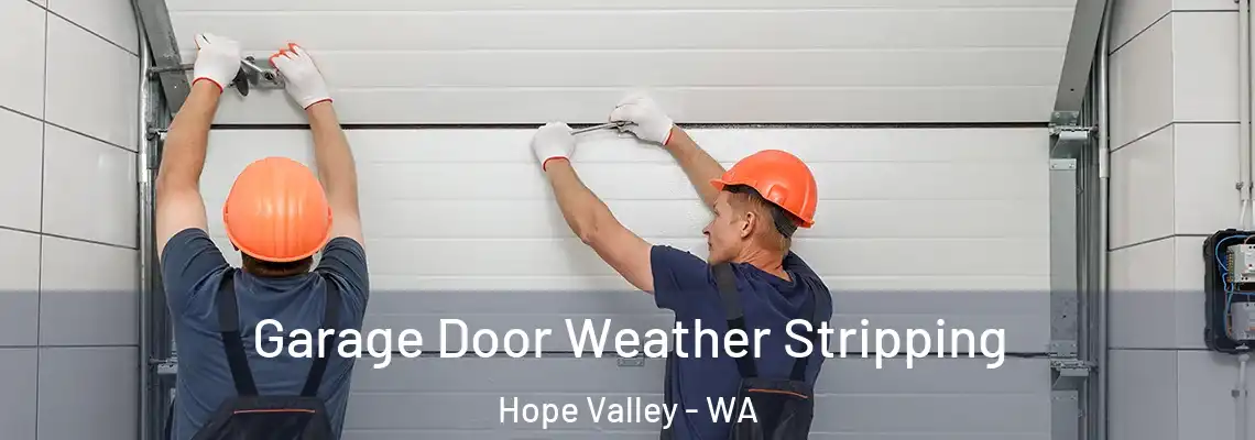 Garage Door Weather Stripping Hope Valley - WA