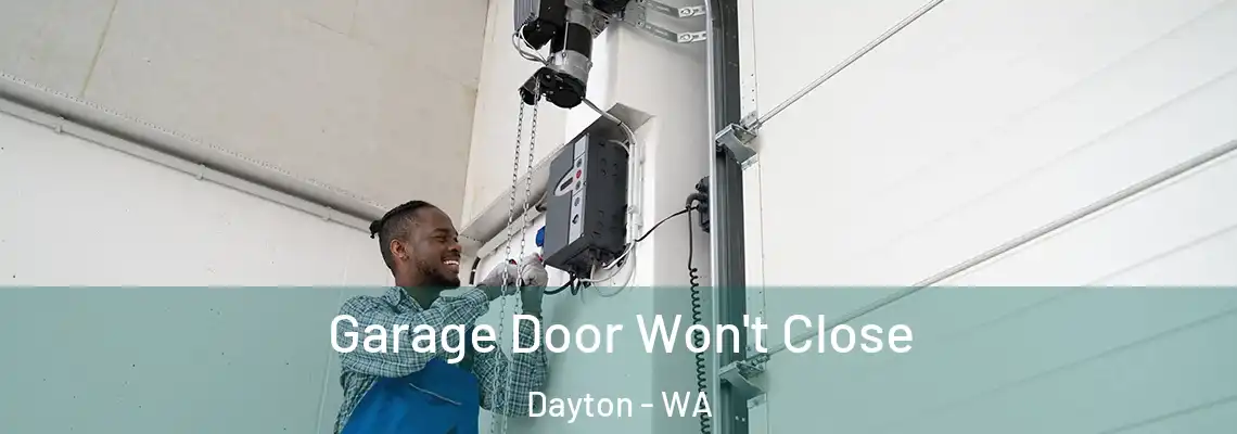 Garage Door Won't Close Dayton - WA
