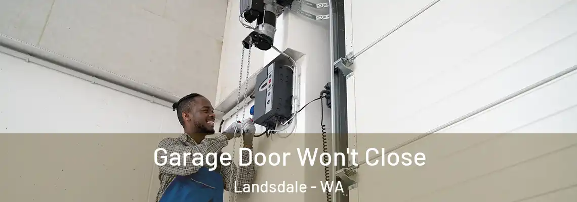 Garage Door Won't Close Landsdale - WA