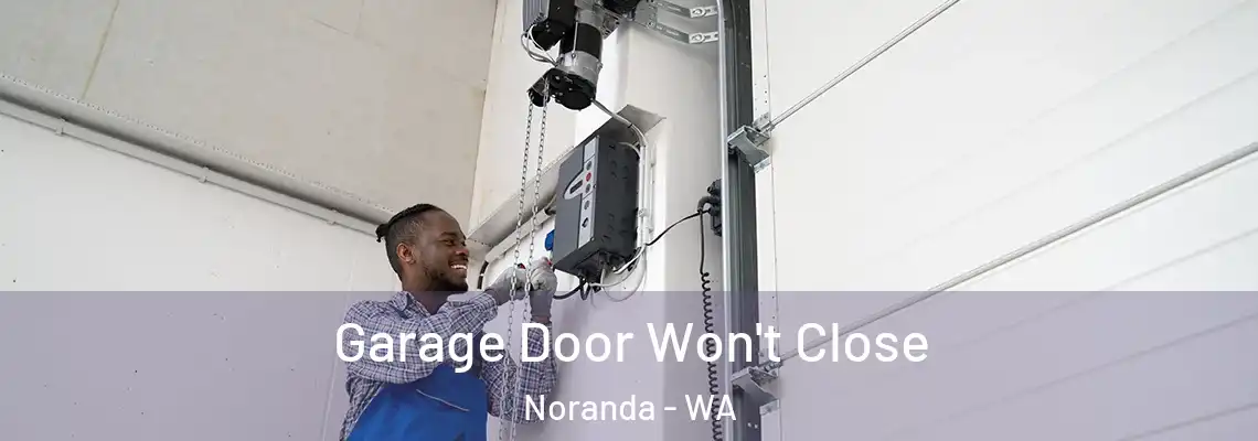 Garage Door Won't Close Noranda - WA
