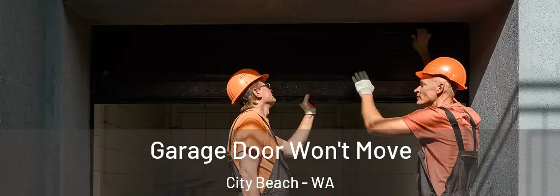 Garage Door Won't Move City Beach - WA