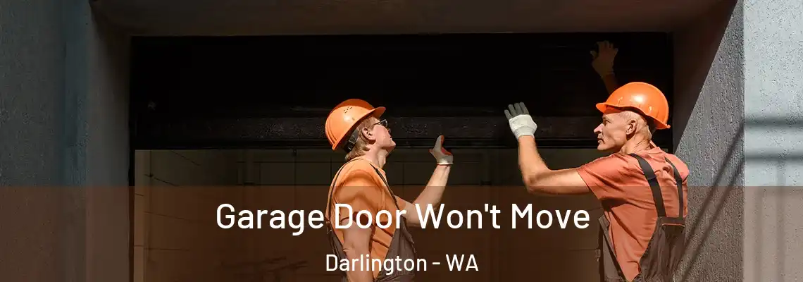  Garage Door Won't Move Darlington - WA