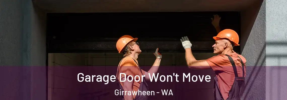 Garage Door Won't Move Girrawheen - WA
