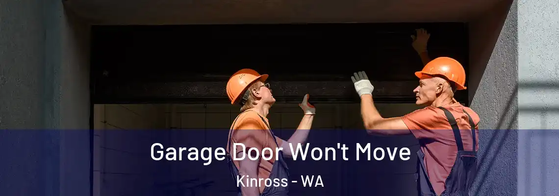 Garage Door Won't Move Kinross - WA