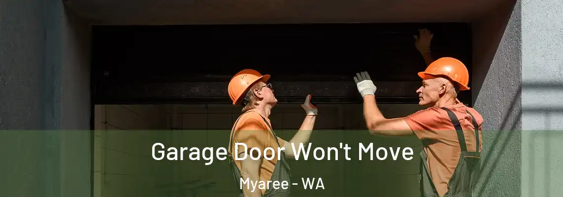 Garage Door Won't Move Myaree - WA