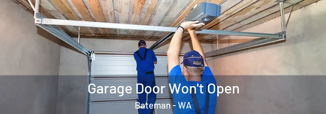 Garage Door Won't Open Bateman - WA