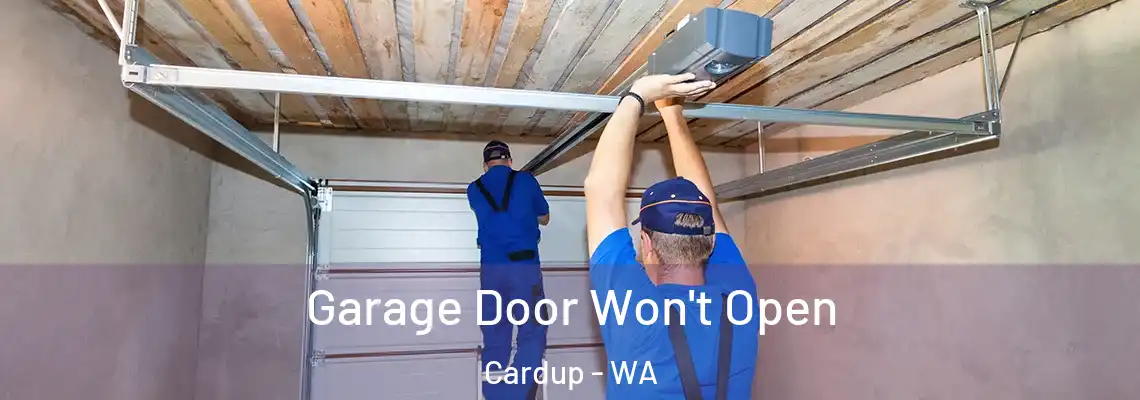 Garage Door Won't Open Cardup - WA