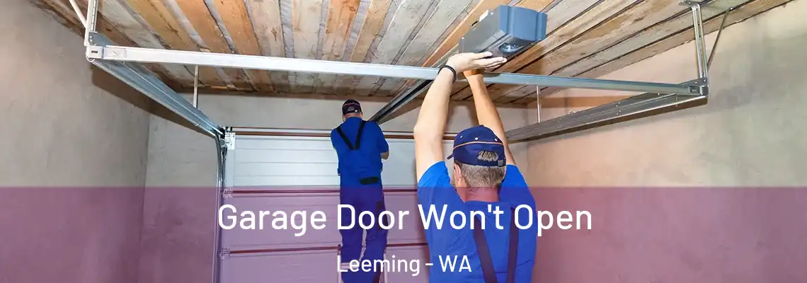 Garage Door Won't Open Leeming - WA