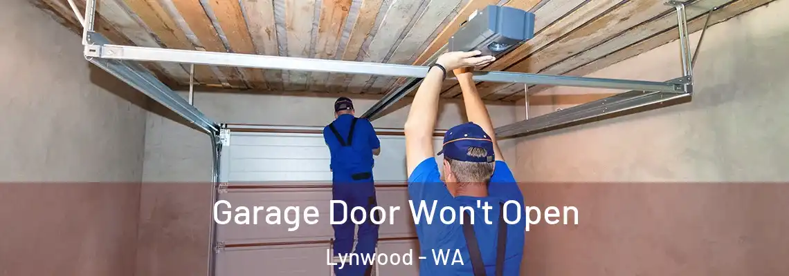Garage Door Won't Open Lynwood - WA