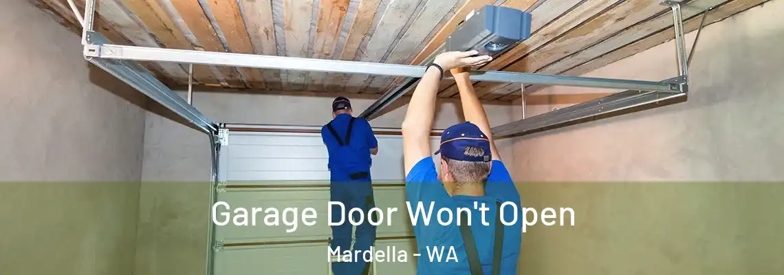 Garage Door Won't Open Mardella - WA