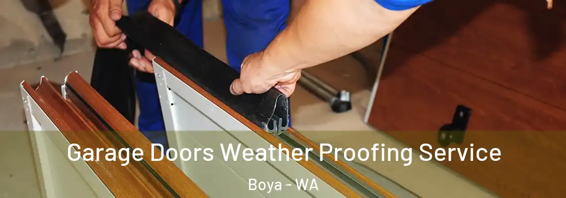 Garage Doors Weather Proofing Service Boya - WA