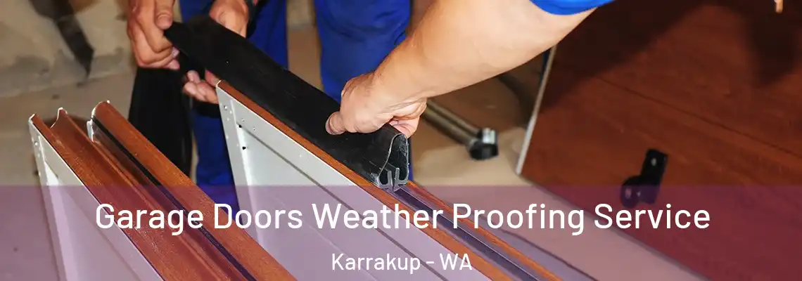 Garage Doors Weather Proofing Service Karrakup - WA