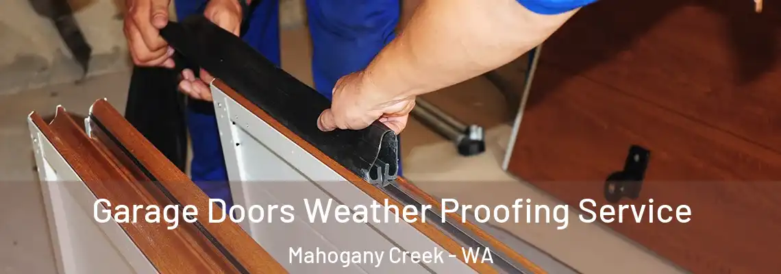 Garage Doors Weather Proofing Service Mahogany Creek - WA