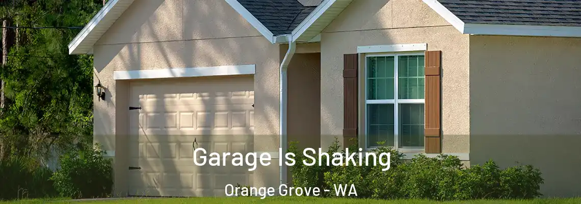 Garage Is Shaking Orange Grove - WA