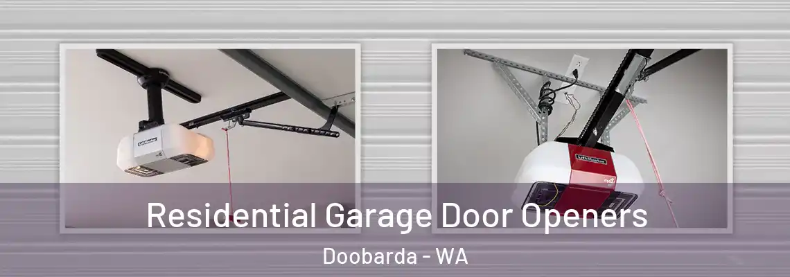 Residential Garage Door Openers Doobarda - WA