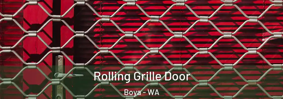 Rolling Grille Door Boya - WA