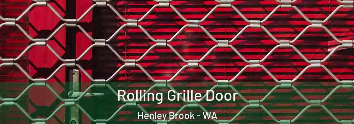 Rolling Grille Door Henley Brook - WA