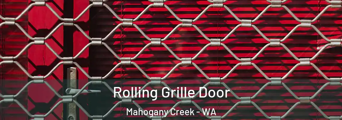 Rolling Grille Door Mahogany Creek - WA