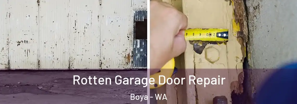 Rotten Garage Door Repair Boya - WA